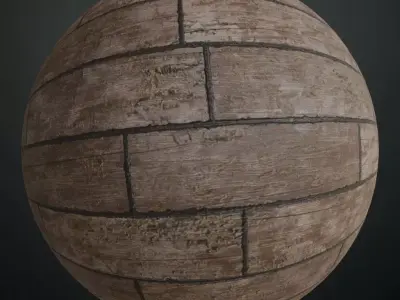 Antique Rough-Hewn Wood PBR Seamless Texture purchase