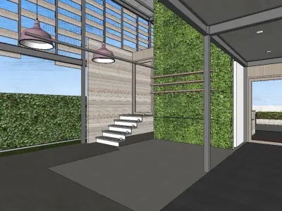 Bed and Breakfast - Modern sofa-off 3D model