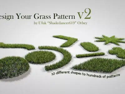 Grass Patterns v2 3D model