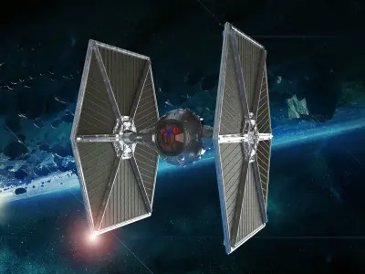 STAR WARS EMPIRE TIE STARFIGHTERS READY TO PRINT 3D Model Pack