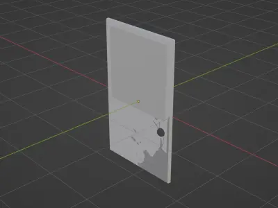 Kitchen door Free 3D model