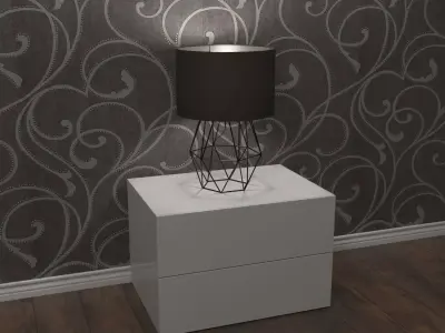 Lamp - night table light 3D model