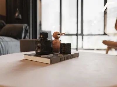 apartment interior scenes     3D model 15