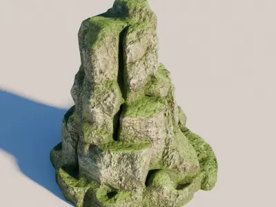 Rock 8 Low-poly 3D model