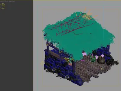 straw house 3D model