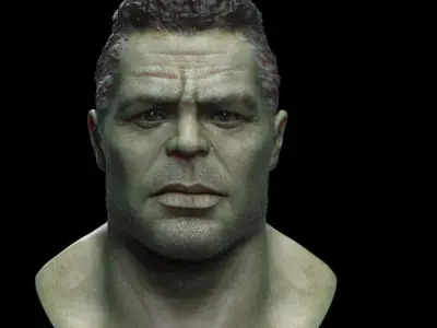 hulk professor 3D model