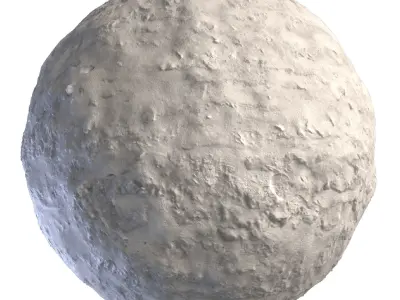 Snow road scan 37 tile 3D model