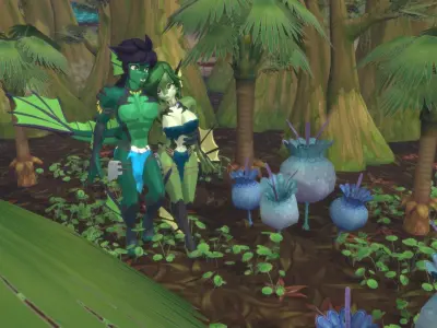 Acheron Sea Serpent Clean Low-poly 3D model