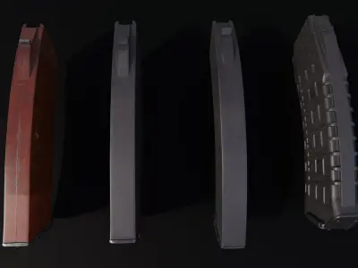  4 Gun Magazine AK Rifle 