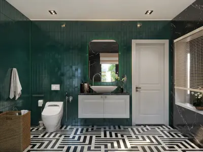 Bathroom Scene 3D model