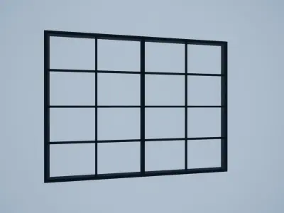 Door And Windows Collection Low-poly 3D model