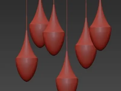 Tech Lighting Pendants 3D model