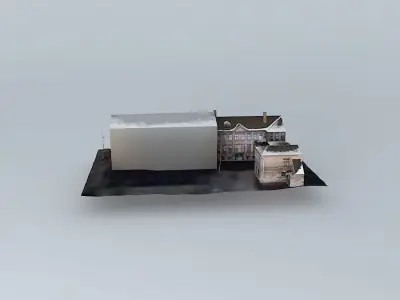 Riga Brivibas street Free 3D model