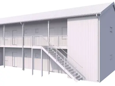 Apartment House Complex 3D model