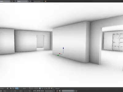 American House  House03  Low-poly  without Textures Low-poly 3D model