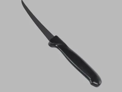 Boning Knife Low-poly 3D model