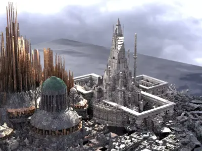 The Royal palace space collection  3D model