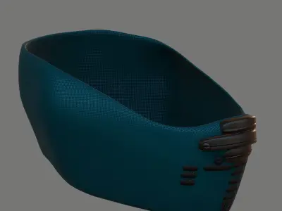Gas mask helmet 3d model scifi Low-poly  Low-poly 3D model 167