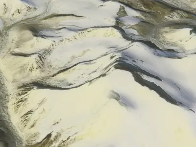 Mount Everest Low-poly 3D model