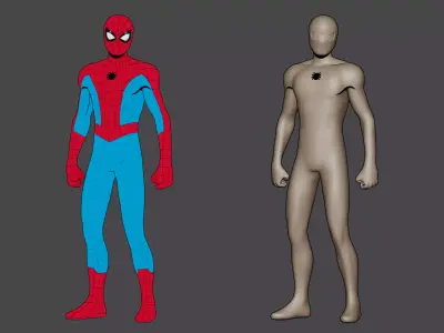 Your Friendly Neighborhood Spider-Man YFNSM Promo Art Suit  3D model