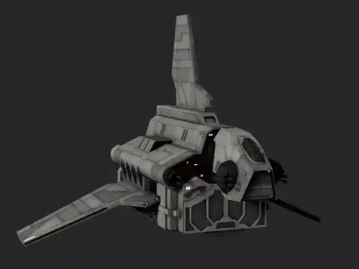 Rho Class Shuttle-Star Wars  3D model