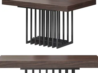 Prestige dining table by laskasas 3D model