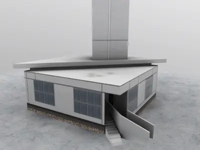 LFMN Antenna Low-poly 3D model