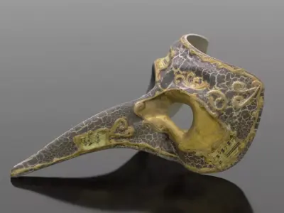 Venetian Mask 3D model