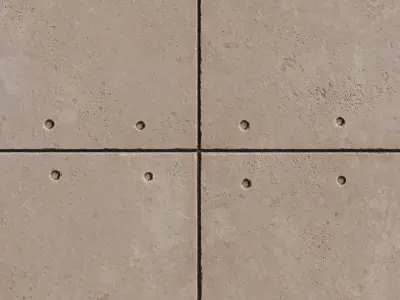 Concrete Plate Wall 01 - Seamless Texture