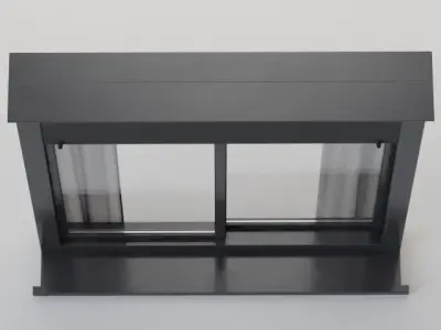 Window for exteriors Low-poly 3D model