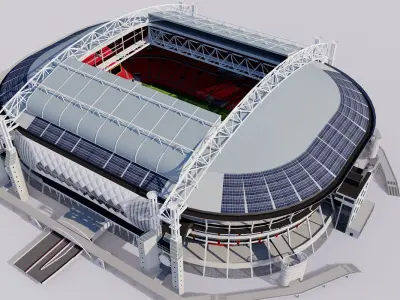Johan Cruyff Arena - Ajax AFC - Amsterdam 3D model