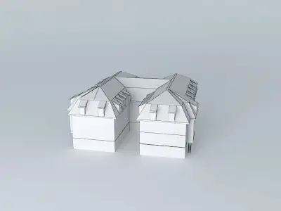 Panorama office building Free 3D model