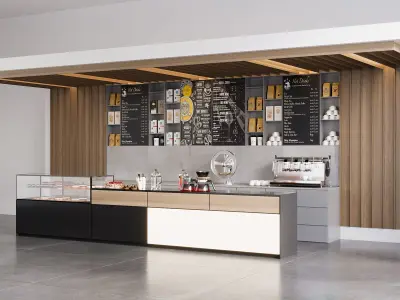 CAFE BAR NO20 A 3D model