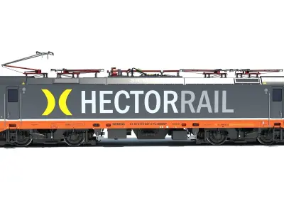 Hector Rail Siemens Vectron Locomotive 3D model