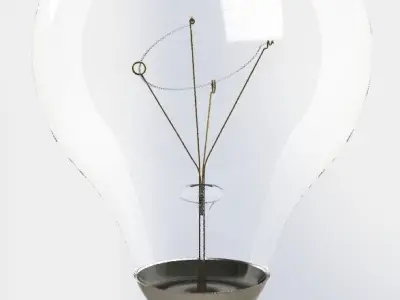 Bulb and individual components 3D print model