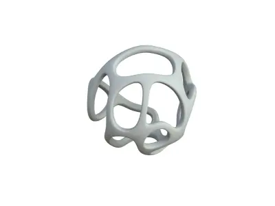 SciFi Cube Object No 37472 Low Poly Shape Texture