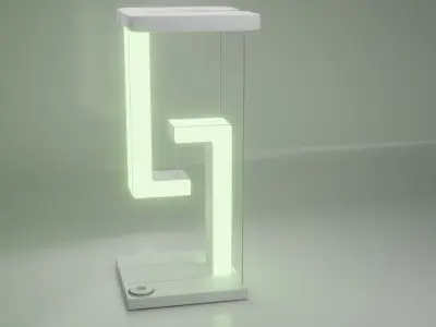 Floating lamp 3D model