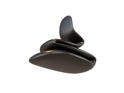 Liquid Dripping v1 008 Low-poly 3D model