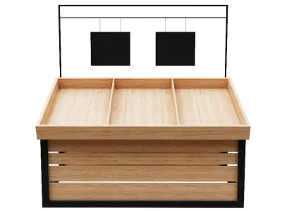 Stall models Low-poly 3D model