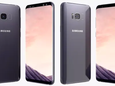 Samsung Galaxy S8 Orchid Gray 3D model