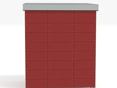 Modern Storage Shed 3D model