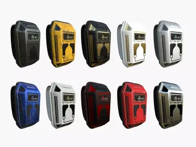 10 SciFi Backpack E Collection - Fashion Character Design