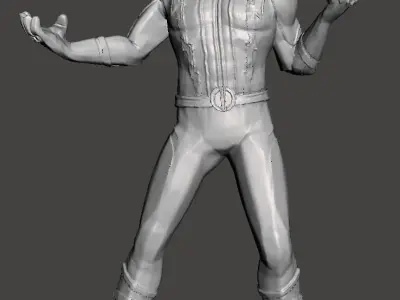 Electro 3d STL model ready for printing with supports  3D print model