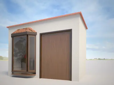 Window Door Model Set Free 3D model