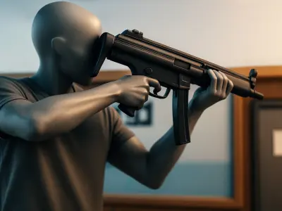 FPS Tactical Gun Pack RTX V2 gun shop Low-poly 3D model