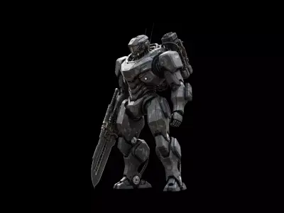 The Third-generation all-new high-precision exoskeleton robot 3D model