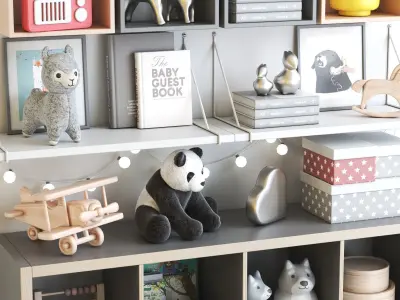 Childrens furniture and toys 7 3D model