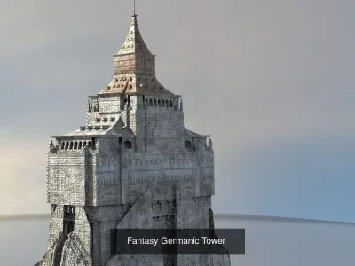 Germanic Architecture collection 3D Model Pack