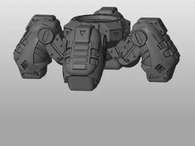CHIBI-TECH SD - BLACKWIDOW CHASSIS      3D print model