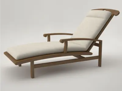 Pro - Lounge Long Chair FC257 3D model